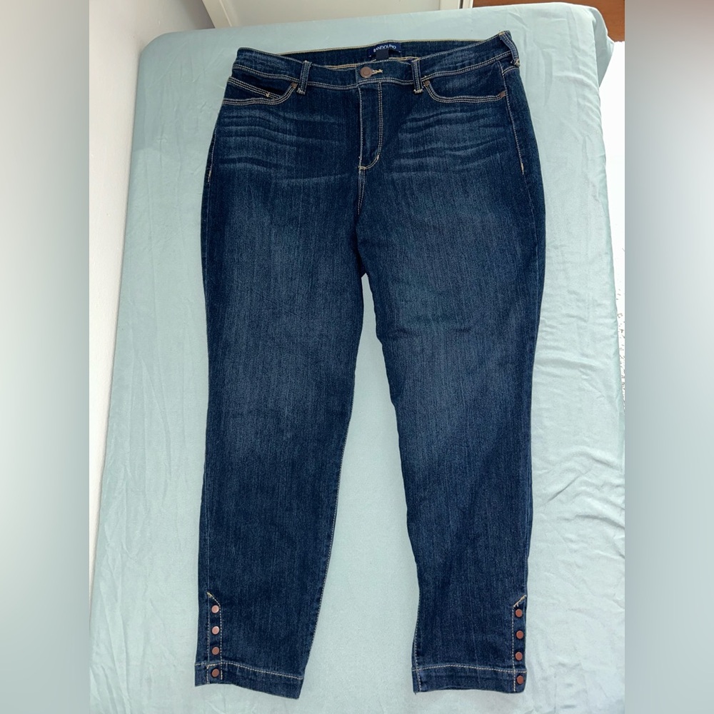 Bandolino Dark Indigo Ankle Jeans
